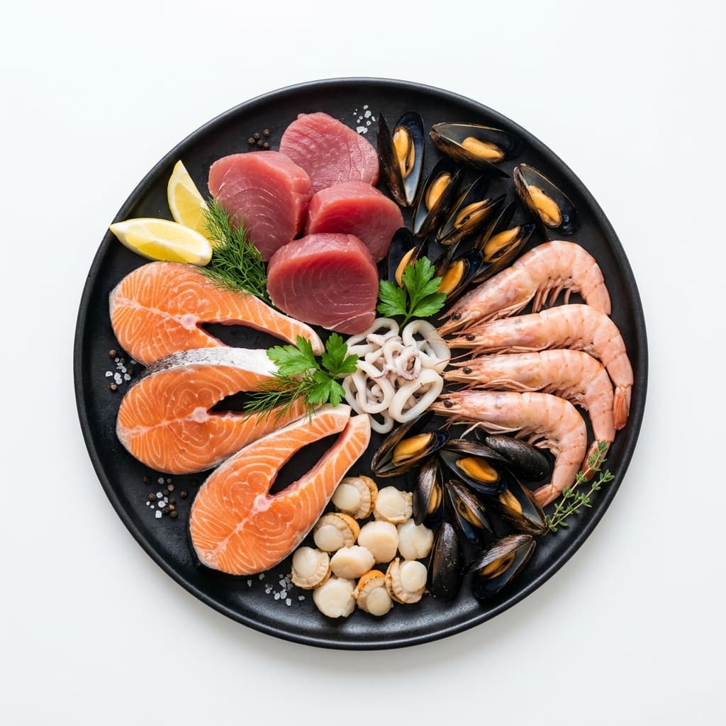 Fresh daily catch kept on ice